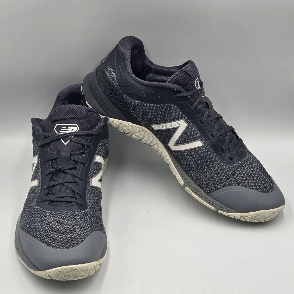 New Balance Minimus Training Shoes Mens Size 10 Black Crossfit Gym MX40GP